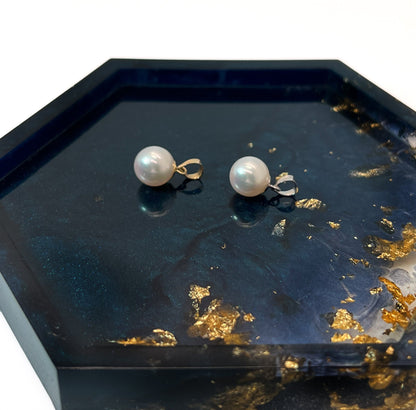 14K Gold Freshwater Pearl Pendant Necklace: AAA Cultured Pearl